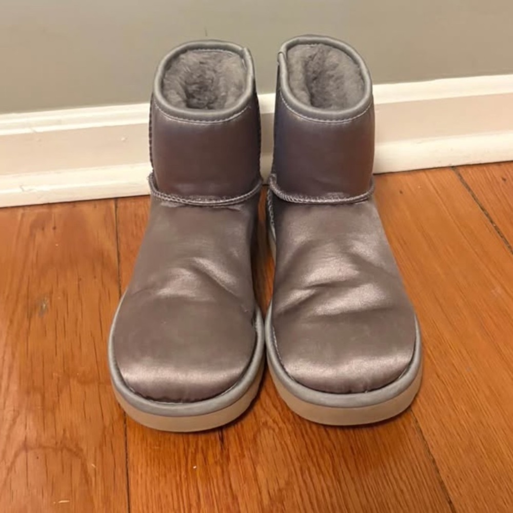 UGG Classic Mini Boot Satin Silver - image 4